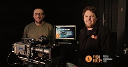 Tom McNally (left) and Julian Guillaume (right) at theVideo Europe Bristol branch