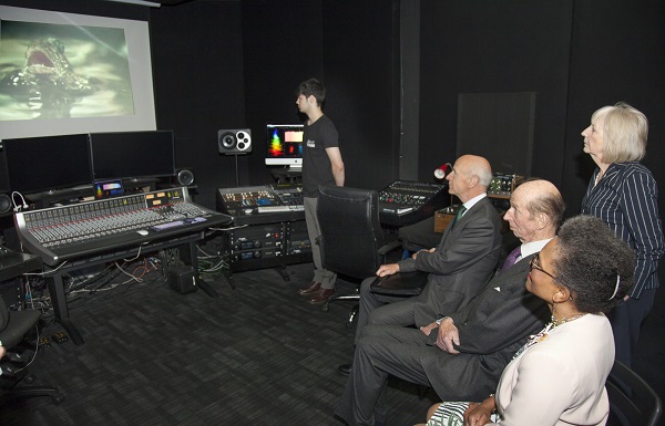 HRH visits the studios of Emmy-award winning sound specialists Radium Audio
