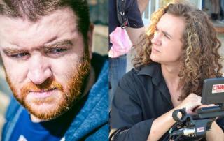 Paul Neafcy (creator/writer) & Drew Casson (one of the directors) of The Last Bus, a Netflix Original from Wildseed Studios. Photos courtesy of Wildseed Studios