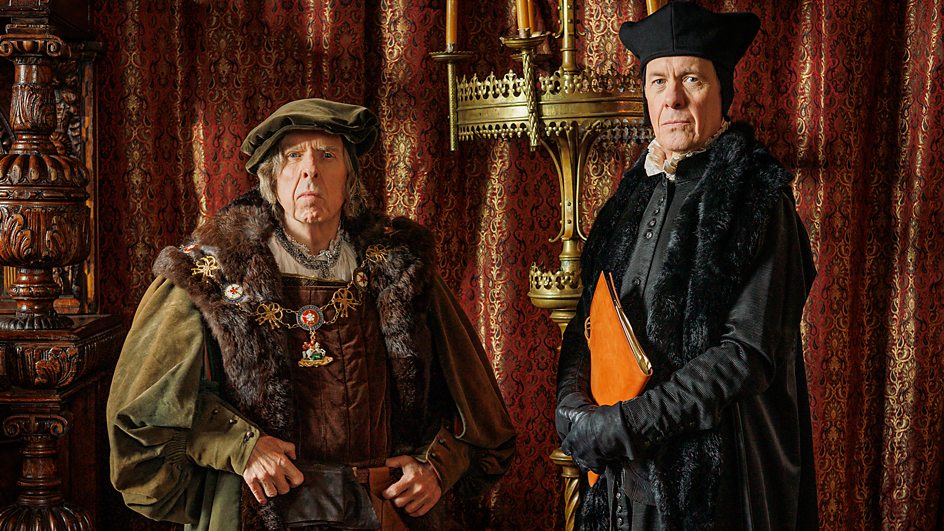 L-R: Timothy Spall as the Duke of Norfolk and Alex Jennings as Stephen Gardiner (image: BBC/Masterpiece PBS)