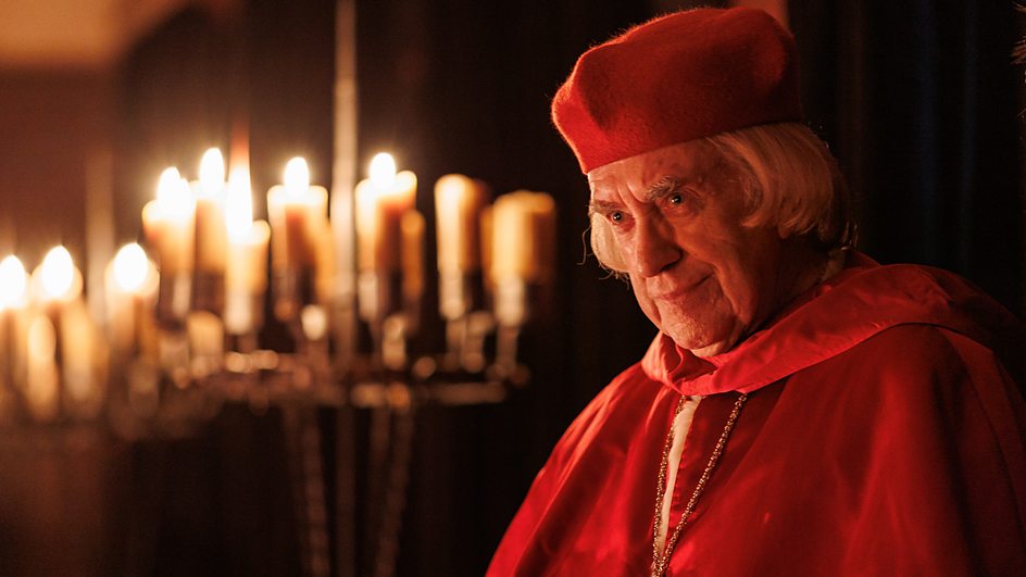 Jonathan Pryce as Cardinal Wolsey (image: BBC/Masterpiece PBS)