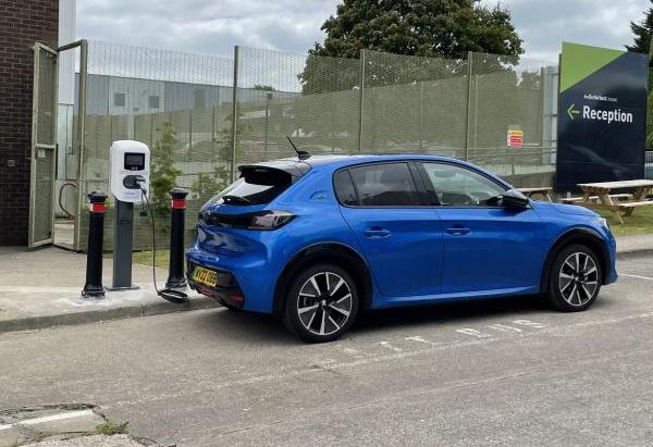 EV charging is available to site users