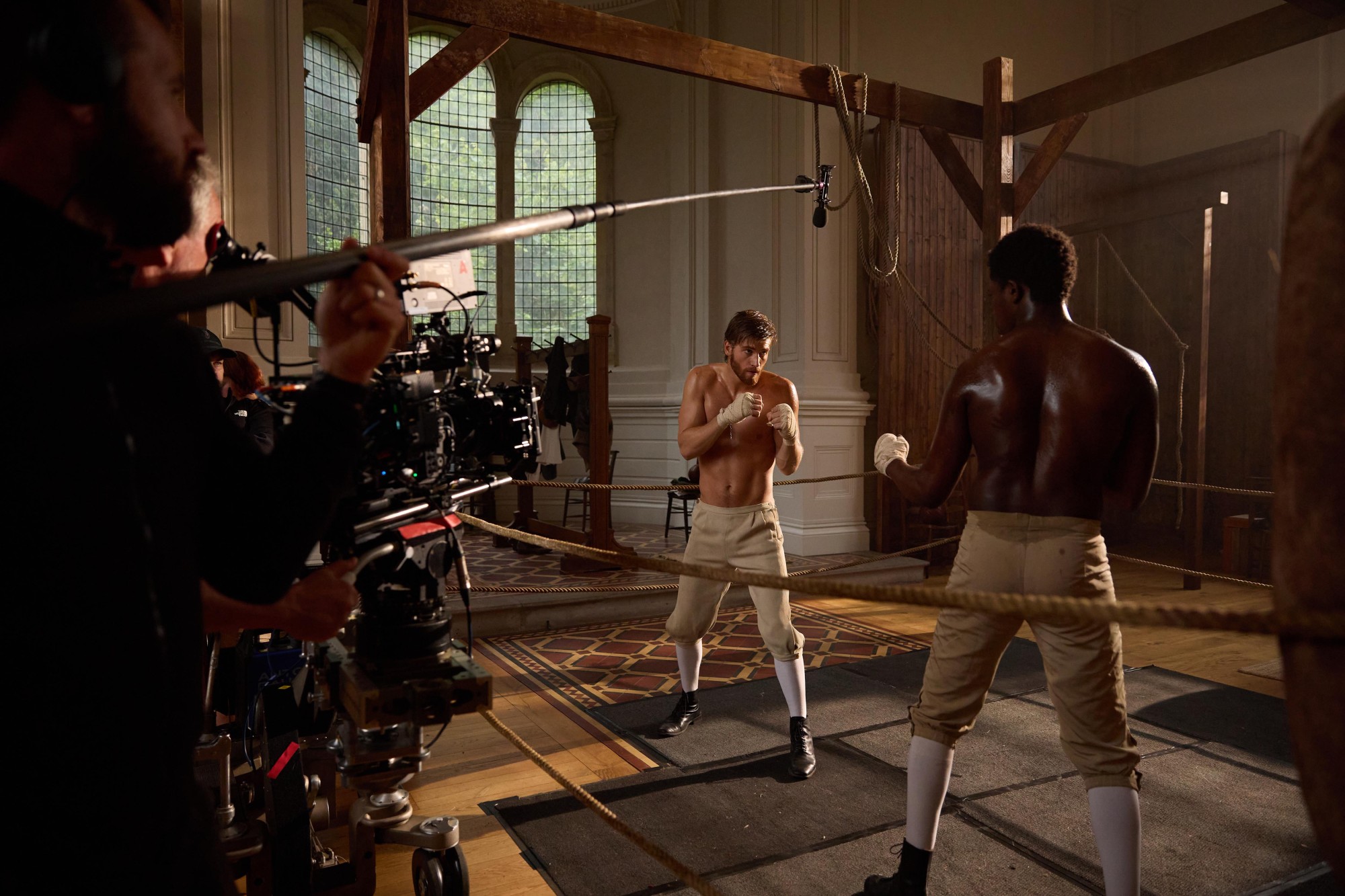 The Forsytes S1 BTS (courtesy Mammoth Screen_MASTERPIECE_5) Location - Arnos Vale Cemetery Bristol